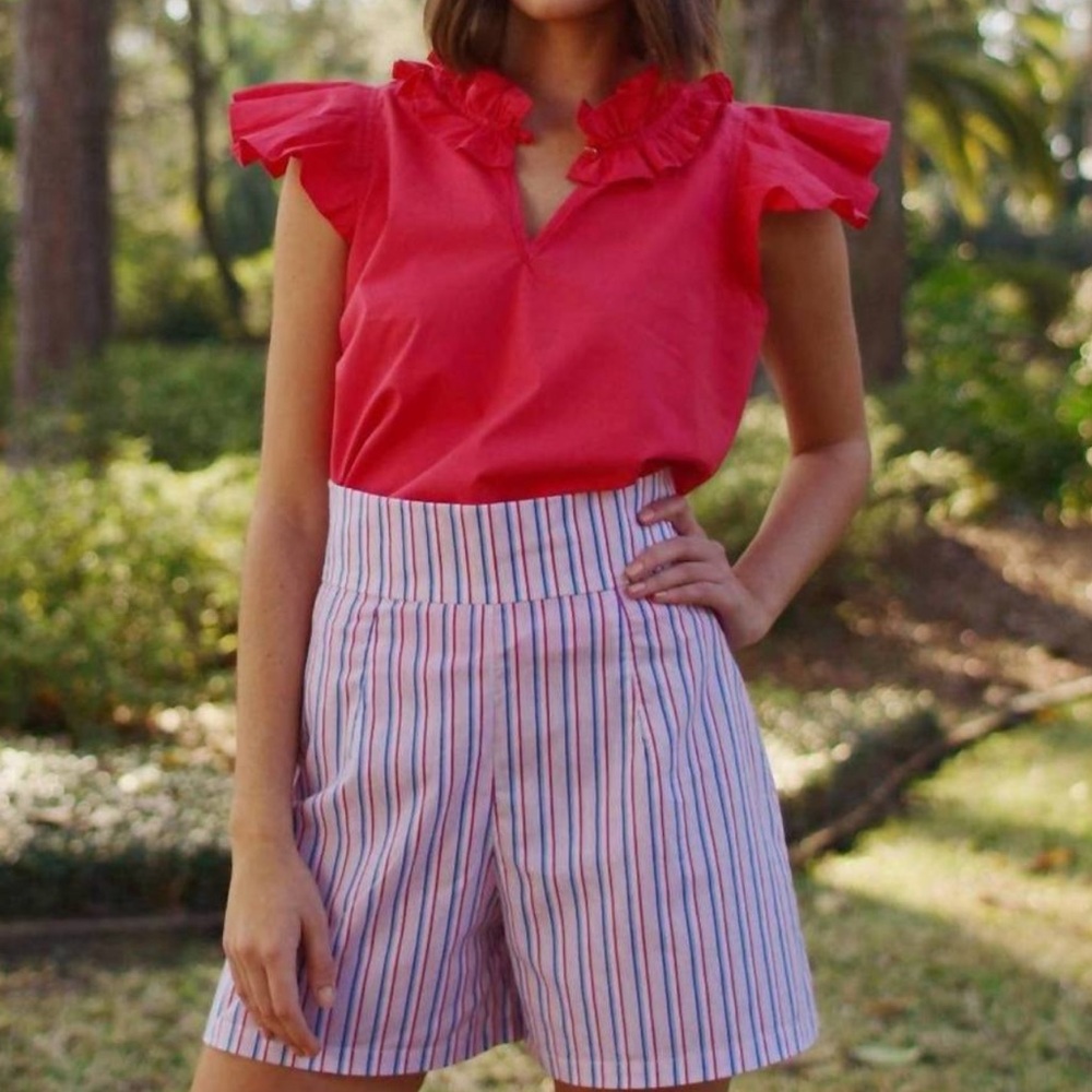 Never A Wallflower • Rachel Flutter Sleeve Top